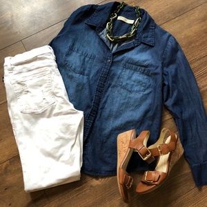 Denim shirt